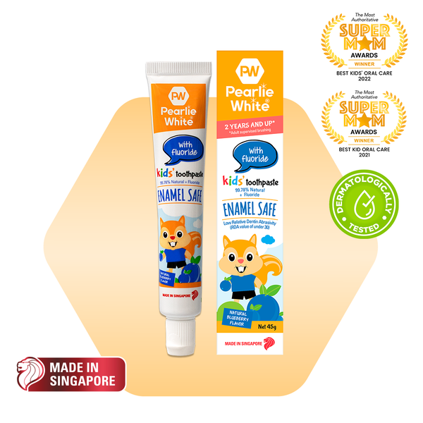 Enamel Safe Kids Fluoride Toothpaste (Blueberry) 45g