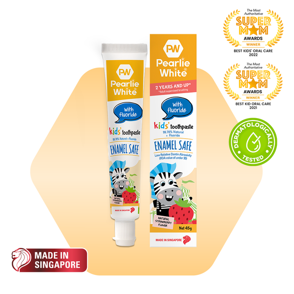 Enamel Safe Kids Fluoride Toothpaste (Strawberry) 45g
